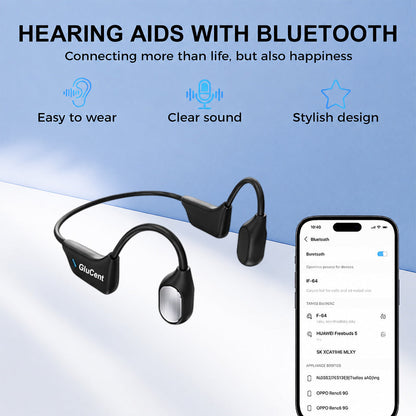 🌎Ends Today: 82% OFF!⏰🏆GluCent®  Bone Conduction Smart Hearing Headphones （Mayo Clinic Recommended）