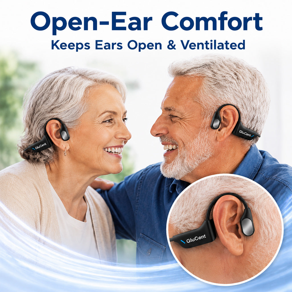 🌎Ends Today: 82% OFF!⏰🏆GluCent®  Bone Conduction Smart Hearing Headphones （Mayo Clinic Recommended）