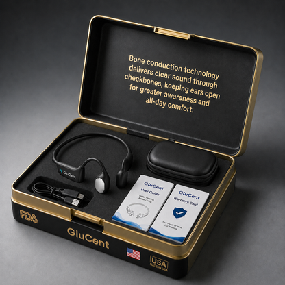 🌎Ends Today: 82% OFF!⏰🏆GluCent®  Bone Conduction Smart Hearing Headphones （Mayo Clinic Recommended）