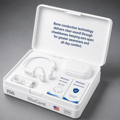 🌎Ends Today: 82% OFF!⏰🏆GluCent®  Bone Conduction Smart Hearing Headphones （Mayo Clinic Recommended）